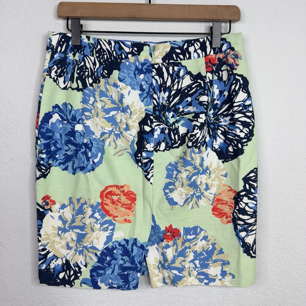 J.Crew Skirt Womens Petite 4 Floral Knee Length Pencil Preppy Romantic Career - Picture 2 of 5